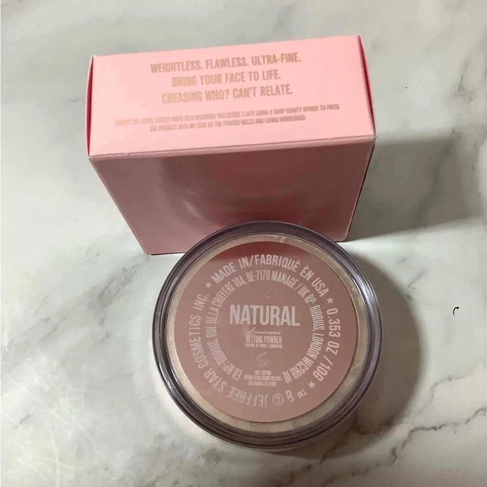 New Jeffree Star Luminous Setting Powder Natural